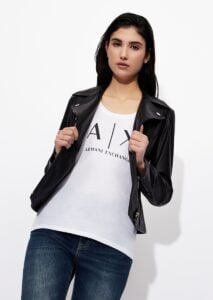 Γυναικεία Μπλούζα ARMANI EXCHANGE 8NYT70YJ16Z-1000 Ασπρο