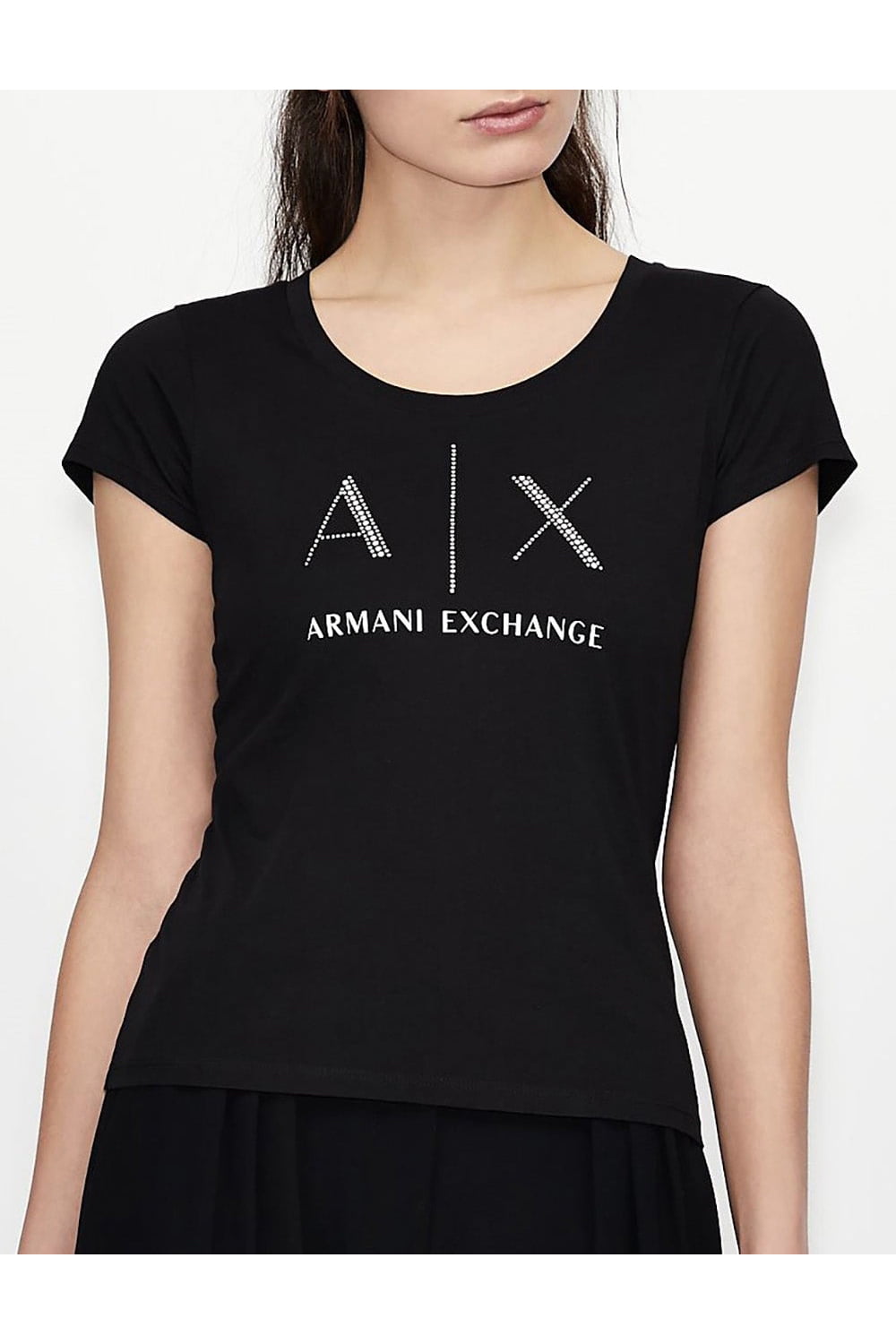  Γυναικεία Μπλούζα ARMANI EXCHANGE 8NYT83YJ16Z-1200 Μαύρο 2025