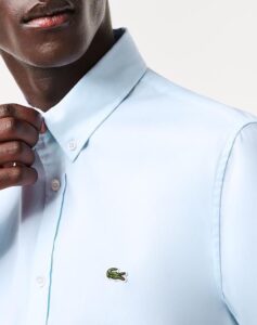 Ανδρικό Πουκάμισο LACOSTE CH2933-HBP Σιελ