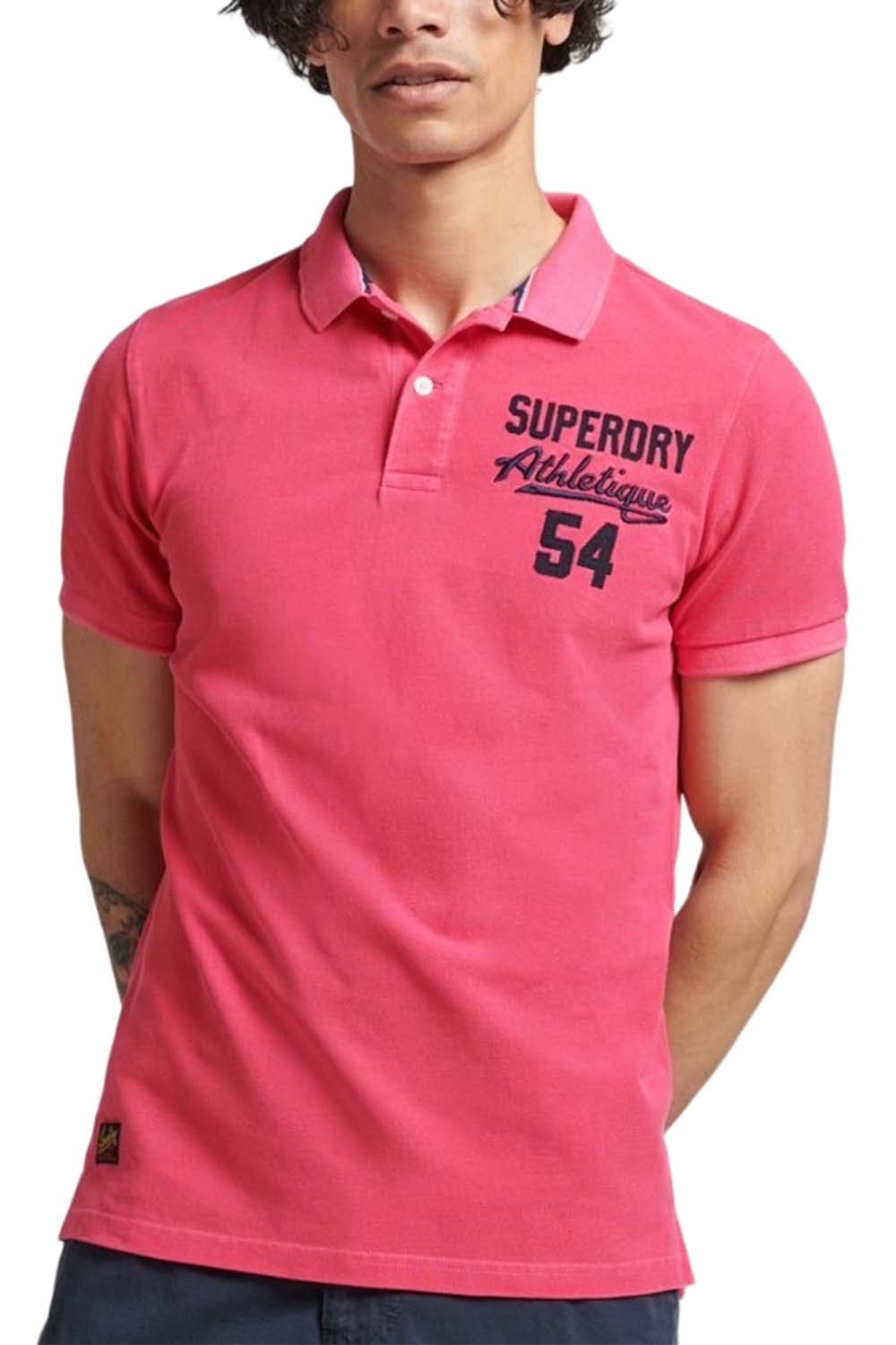 Ανδρική Μπλούζα SUPERDRY M1110349A-FA9 Ροζ