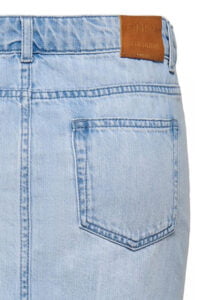 Γυναικεία Φούστα ONLY 15250946-Light Blue Denim Τζιν Ανοιχτό