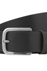 Ανδρική Ζώνη Jack & Jones 12230340-Black Μαύρο