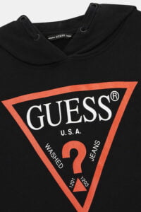 Παιδικό Φούτερ Για Αγόρι GUESS L92Q09KAUG0-JBLK Μαύρο