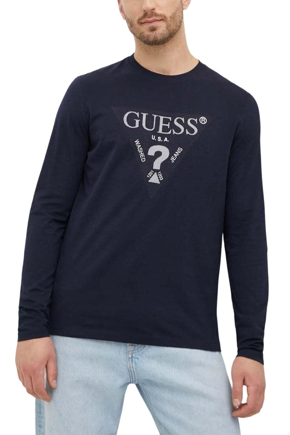 Aνδρική Μπλούζα GUESS M4YI06I3Z14-G7V2 Navy