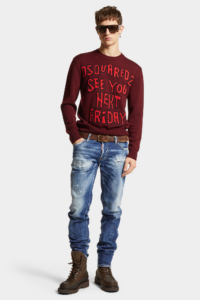 Ανδρικό Παντελόνι DSQUARED S74LB1588-S30872-470 Τζιν Ανοιχτό