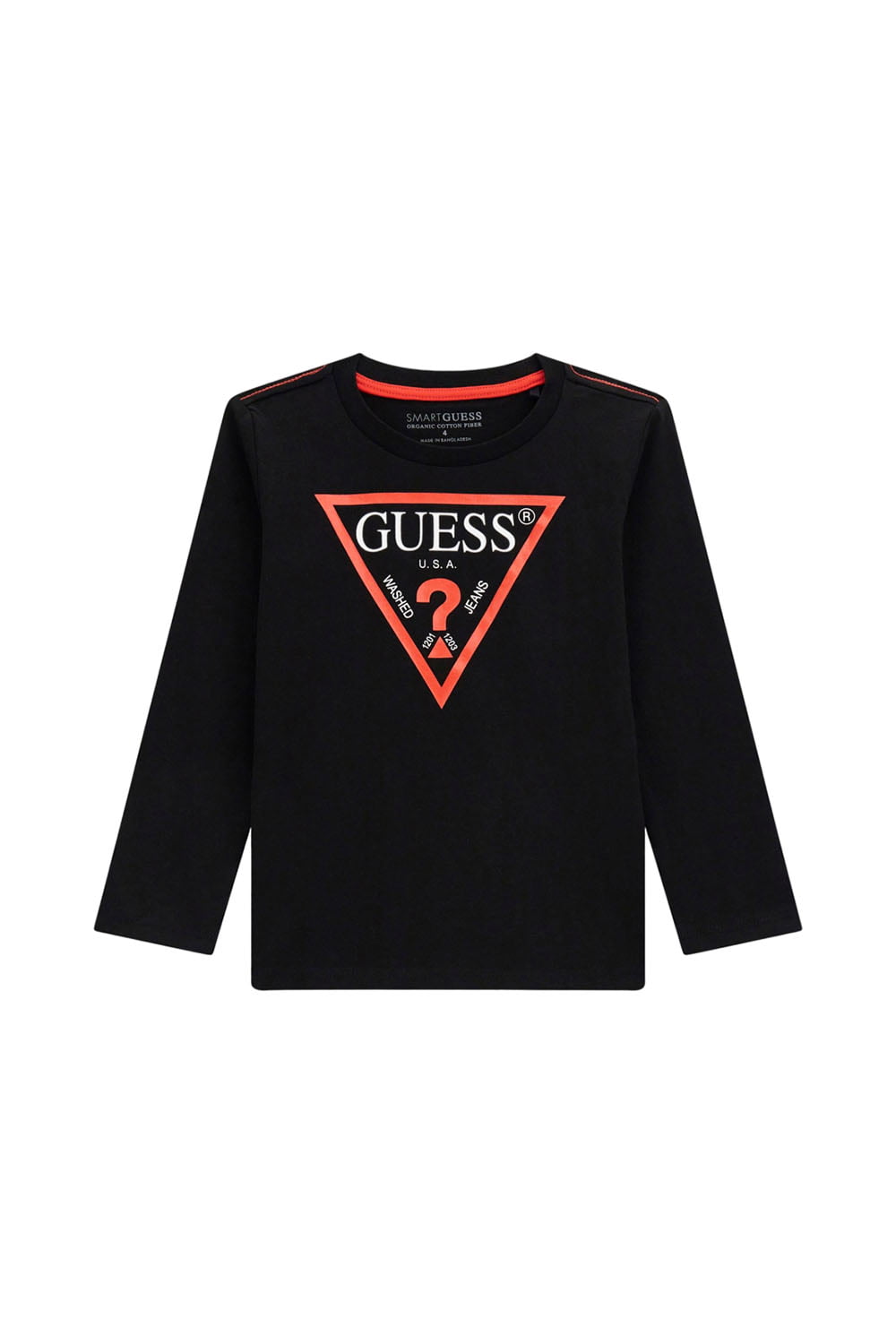 Παιδική Μπλούζα Για Αγόρι GUESS N84I24K8HM0-JBLK Μαύρο