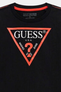 Παιδική Μπλούζα Για Αγόρι GUESS N84I24K8HM0-JBLK Μαύρο