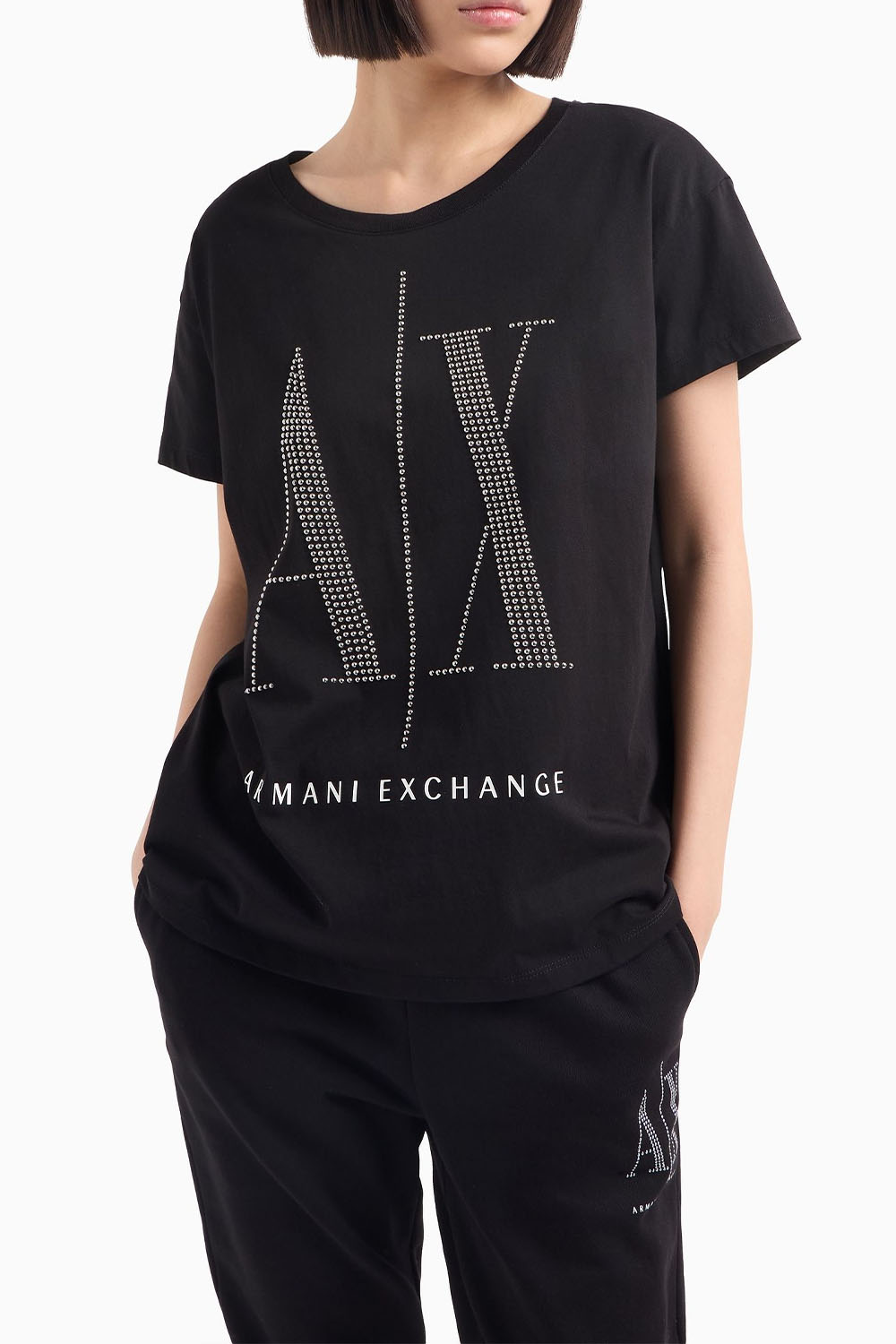  Γυναικεία Μπλούζα ARMANI EXCHANGE 8NYTDXYJG3Z-18218 Μαύρο 2025