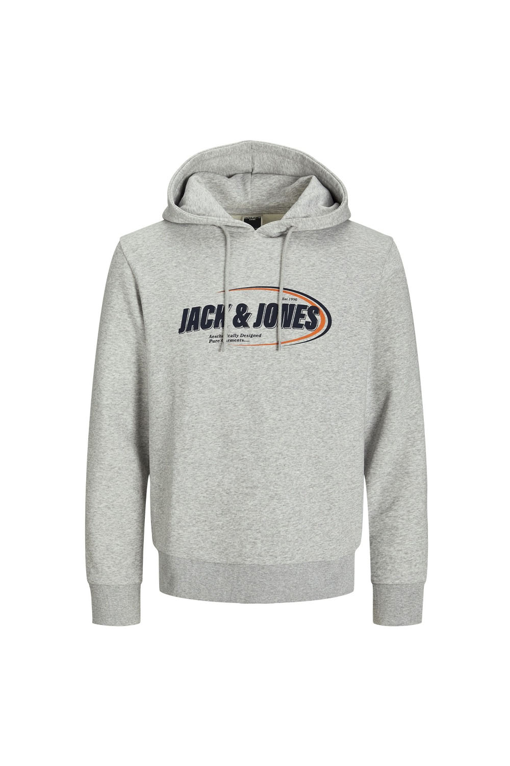 Ανδρικό Φούτερ Jack & Jones 12267547-Light Grey Melange ΓΚΡΙ ΑΝΟΙΧΤΟ