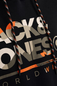 Ανδρικό Φούτερ Jack & Jones 12256821-Black Μαύρο