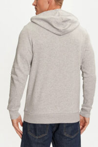 Ανδρικό Φούτερ Jack & Jones 12256849-Light Grey Melange ΓΚΡΙ ΑΝΟΙΧΤΟ