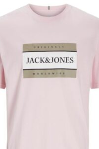 Ανδρική Μπλούζα Jack & Jones 12262492-Fairy Tale Ροζ