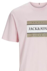 Ανδρική Μπλούζα Jack & Jones 12262492-Fairy Tale Ροζ