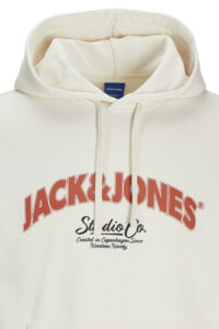 Ανδρικό Φούτερ Jack & Jones 12267584-Antique White ΕΚΡΟΥ