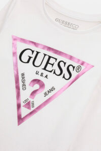 Παιδική Μπλούζα Για Κορίτσι GUESS K84I18K8HM0-A000 Άσπρο