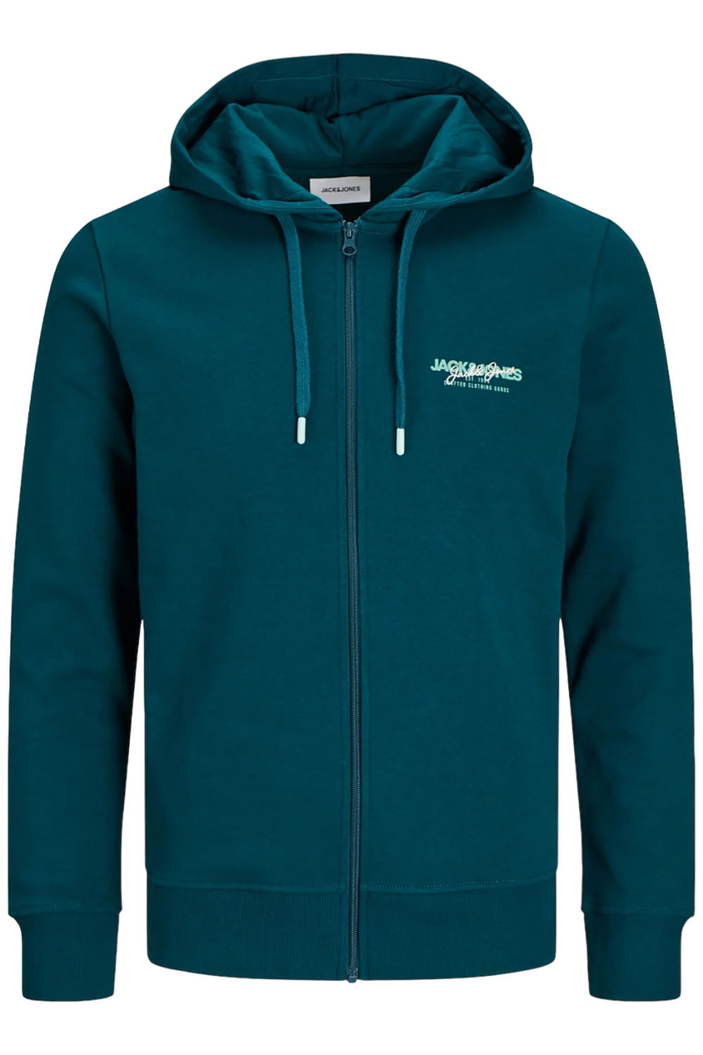 Ανδρική Ζακέτα Jack & Jones 12256847-Deep Teal Πετρόλ