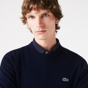 Ανδρικό Πουλόβερ LACOSTE AH1985-166 Navy