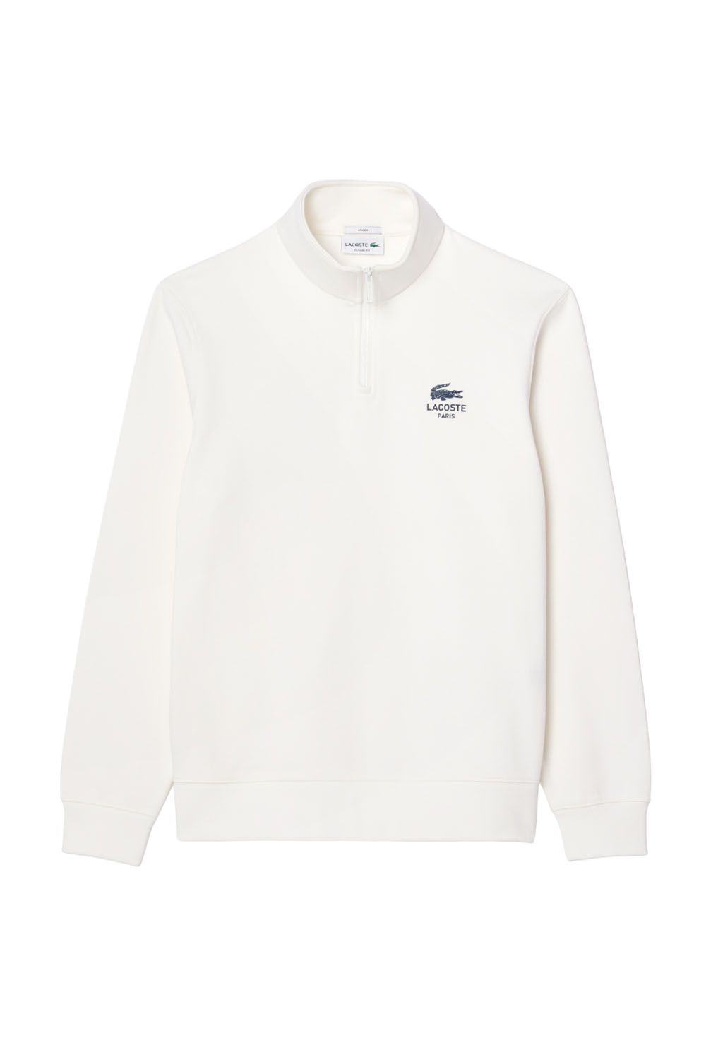 UNISEX Μπλούζα Φούτερ LACOSTE SH2735-70V Ασπρο