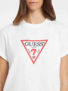 Γυναικεία Μπλούζα GUESS JEANS W4YI73K8HM0-G011 Ασπρο