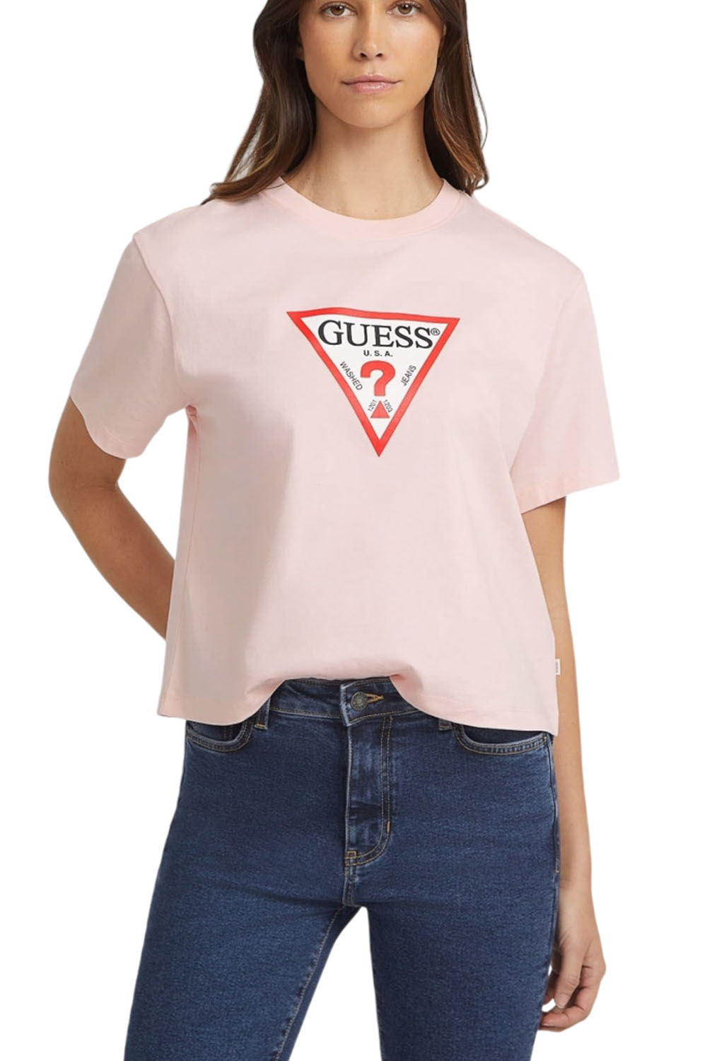  Γυναικεία Μπλούζα GUESS JEANS W4YI73K8HM0-G6R4 Ροζ 2025