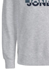 Ανδρικό Φούτερ Jack & Jones 12267544-Light Grey Melange ΓΚΡΙ ΑΝΟΙΧΤΟ