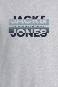 Ανδρικό Φούτερ Jack & Jones 12267544-Light Grey Melange ΓΚΡΙ ΑΝΟΙΧΤΟ