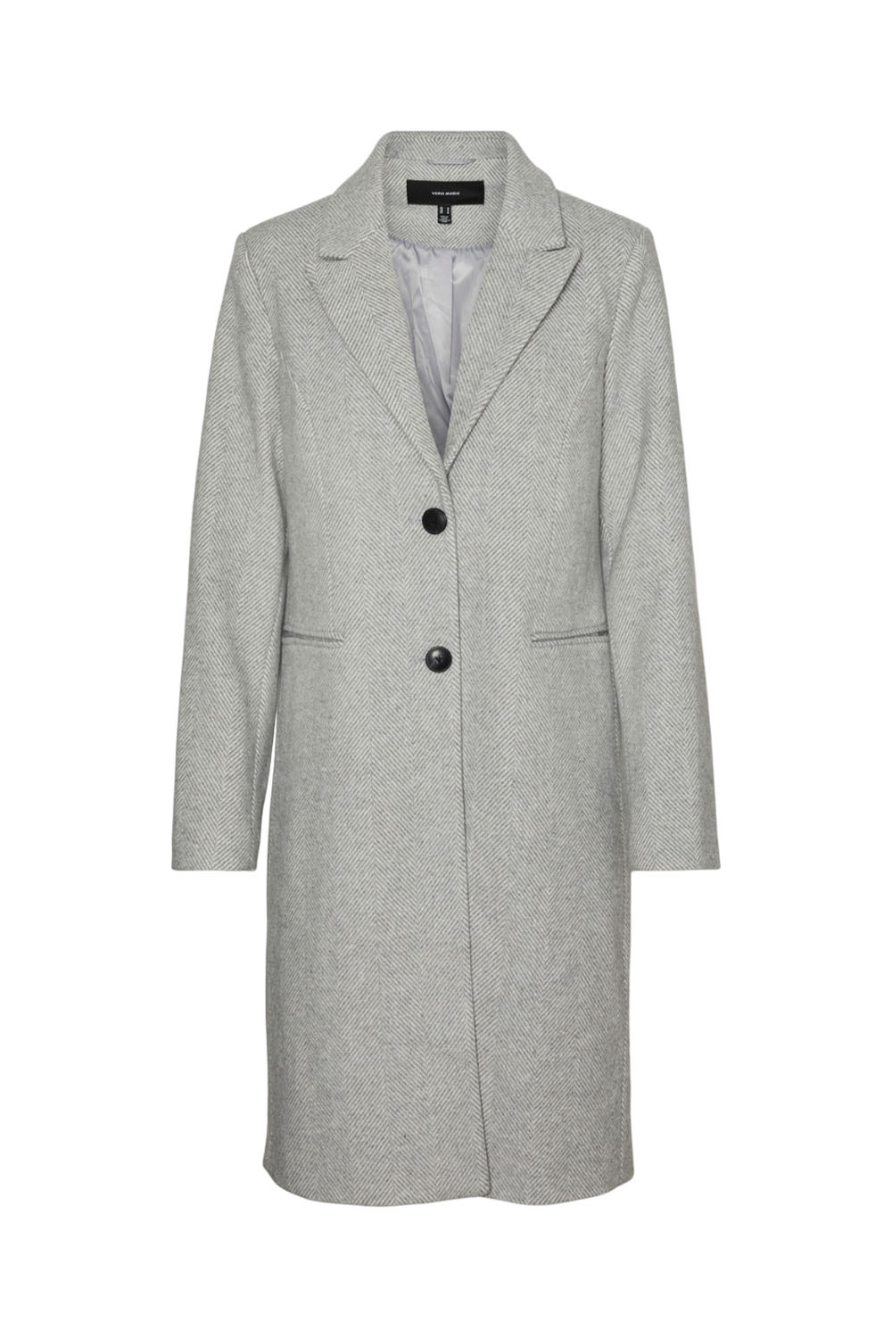 Γυναικείο Παλτό VERO MODA 10310751-Light Grey Melange Γκρί