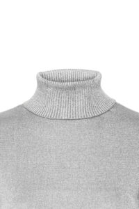 Γυναικεία Πλεκτή Μπλούζα VERO MODA 10317985-Light Grey Melange Ασημί