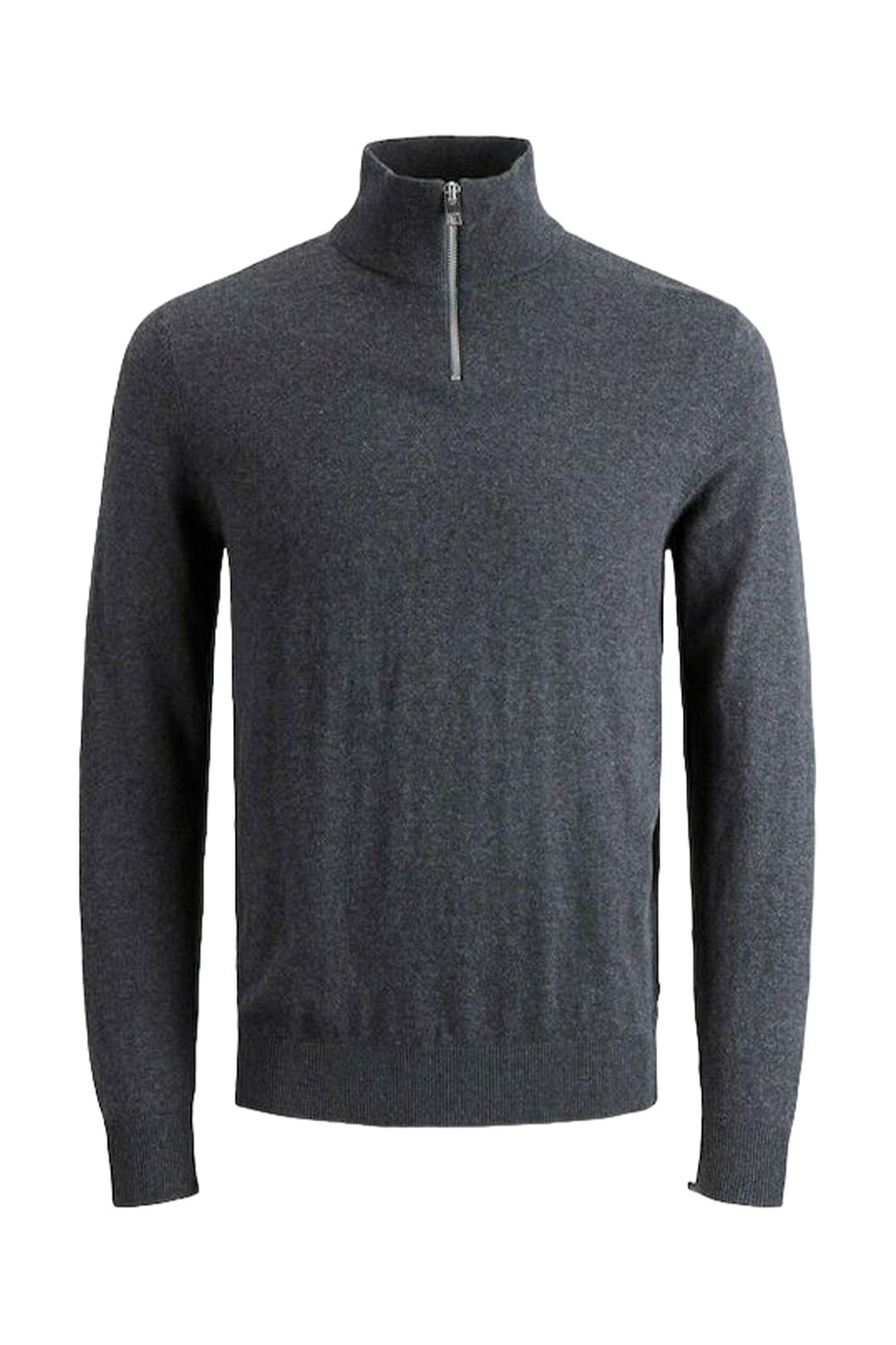 Ανδρική Μπλούζα Jack & Jones 12189339-Dark Grey Melange Γκρί