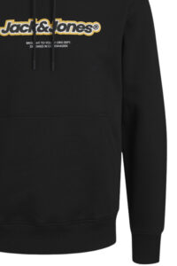 Ανδρική Μπλούζα Jack & Jones 12265766-Black Μαύρο