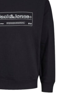 Ανδρική Μπλούζα Jack & Jones 12266495-Black Μαύρο