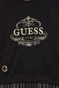 Παιδικό Φόρεμα Για Κορίτσι GUESS J4BK14KAUH0-JBLK Μαύρο