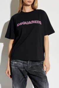 Γυναικεία Μπλούζα DSQUARED S72GD0551-S24662-900 Μαύρο