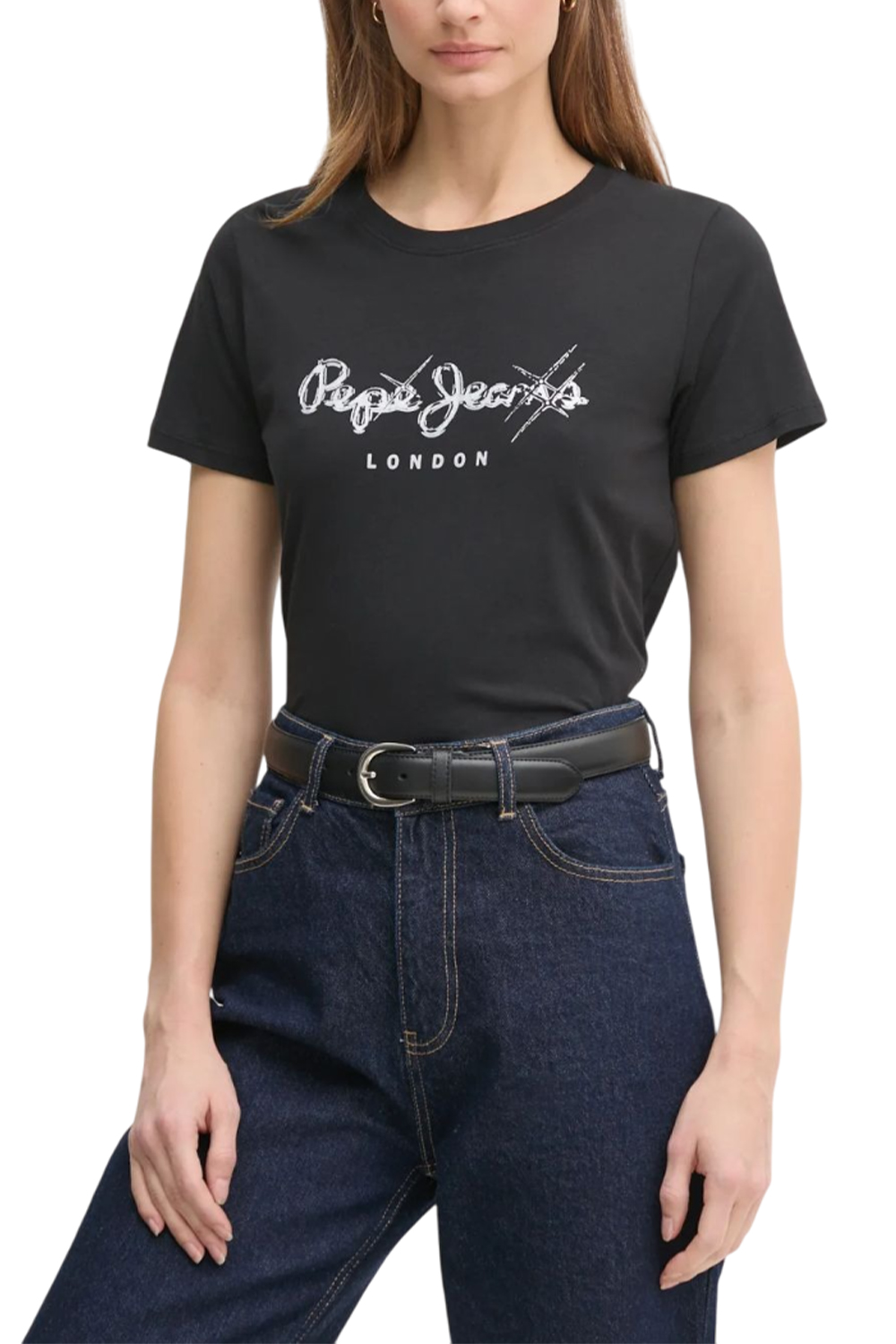  Γυναικεία Μπλούζα PEPE JEANS PL505997-999 Μαύρο 2025