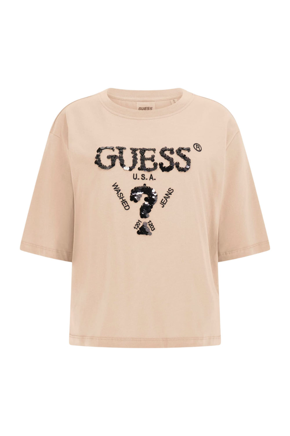  Γυναικεία Μπλούζα GUESS V4YI06I3Z14-G1L9 Μπεζ 2025