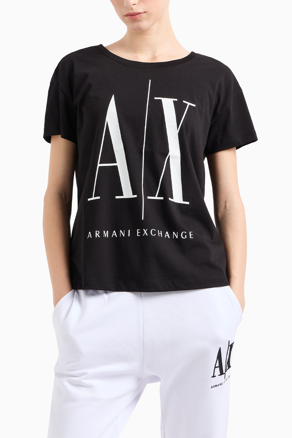  Γυναικεία Μπλούζα ARMANI EXCHANGE 8NYTCXYJG3Z-1200 Μαύρο 2025