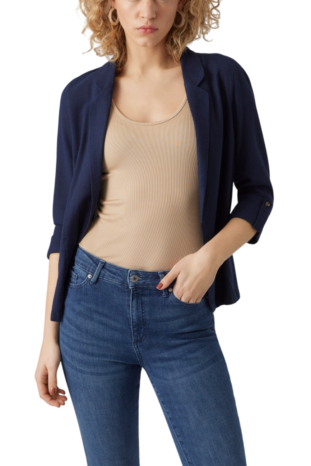  Γυναικείο Σακάκι VERO MODA 10279700-Navy Blazer Navy 2025