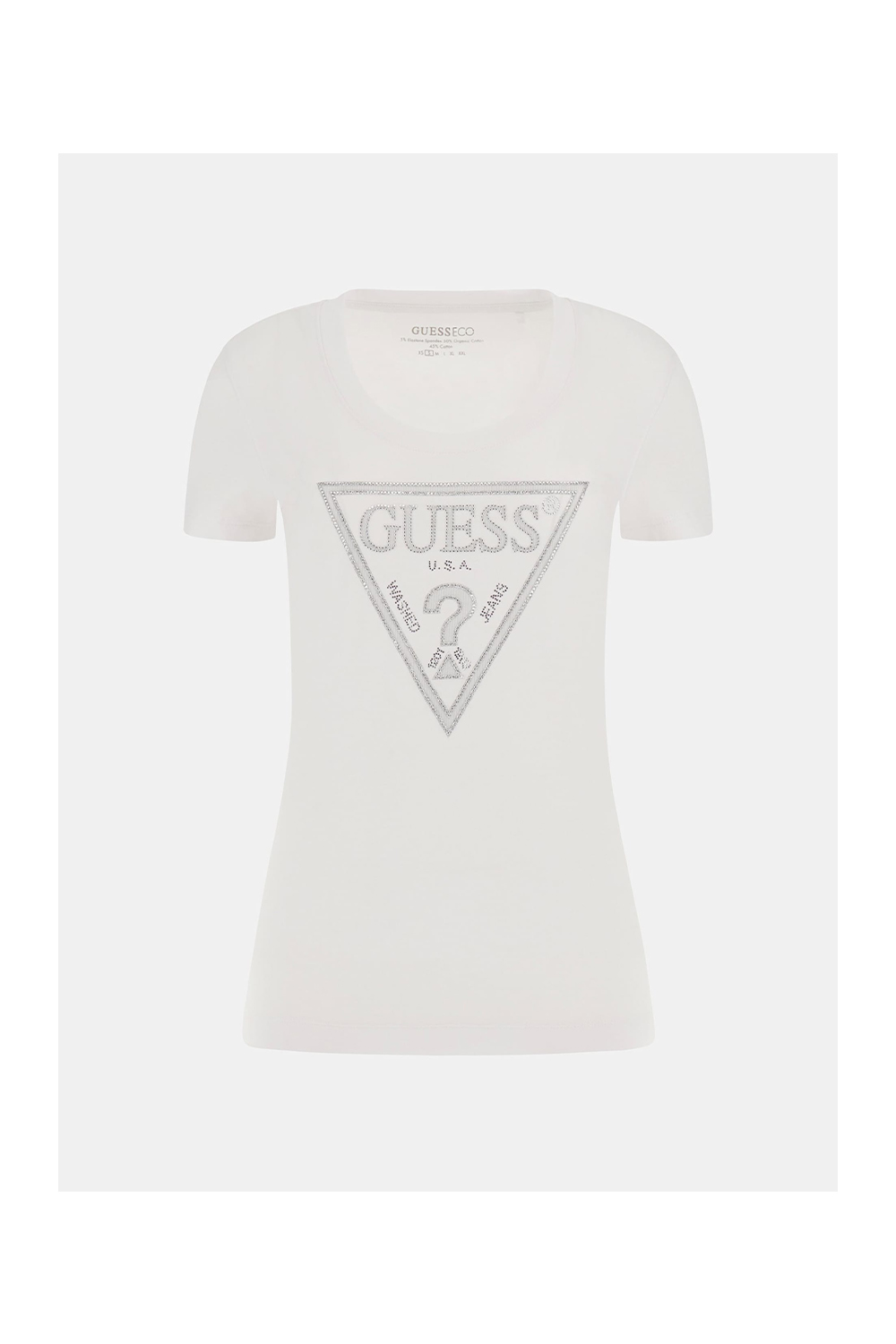  Γυναικεία Μπλούζα GUESS W5RI11J1314-G011 Ασπρο 2025